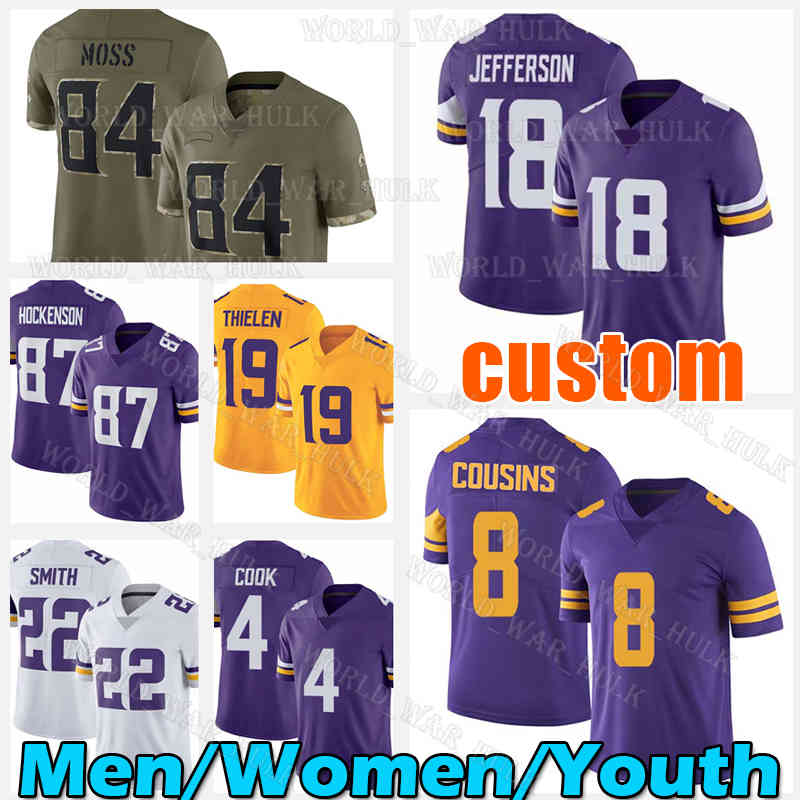 87 TJ Hockenson Jersey 18 Justin Jefferson Football Adam Thielen Minnesota Vikings Eric Kendricks Dalvin Cook ZaDarius Harrison Smith Moss John Randle Kirk Cousins, Men jersey(w j r)
87 TJ Hockenson Jersey 18 Justin Jefferson Football Adam Thielen Minnesota Vikings Eric Kendricks Dalvin Cook ZaDarius Harrison Smith Moss John Randle Kirk Cousins, Men jersey(w j r)