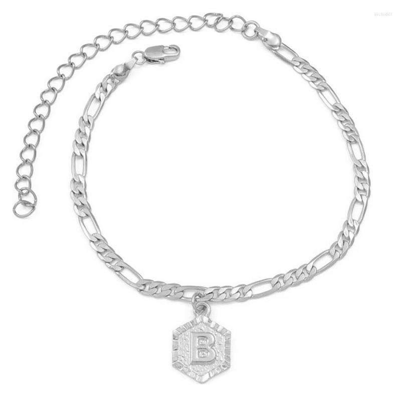Anklets Anniyo 21cm 9cm Extender Chain A-Z Silve Initial Letter Anklet Women Fashion Alphabet Jewelry Foot Girl #105906B
Anklets Anniyo 21cm 9cm Extender Chain A-Z Silve Initial Letter Anklet Women Fashion Alphabet Jewelry Foot Girl #105906B
