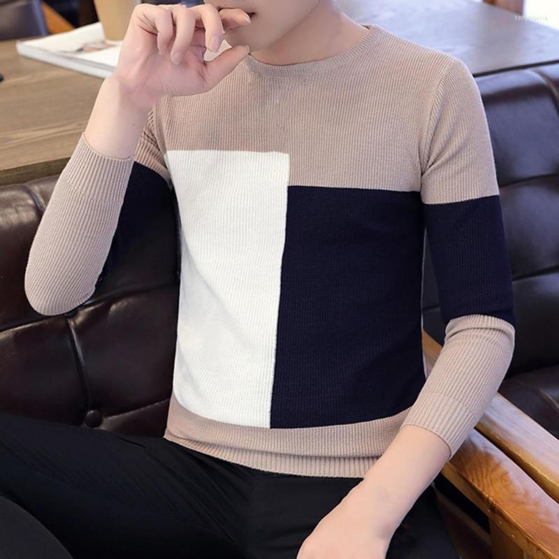 Men's Sweaters Men Sweater Knitted Warm Thick Patchwork Pullover Casual Tops Slim Base Elasticity Knitwear, Black
Men's Sweaters Men Sweater Knitted Warm Thick Patchwork Pullover Casual Tops Slim Base Elasticity Knitwear, Black