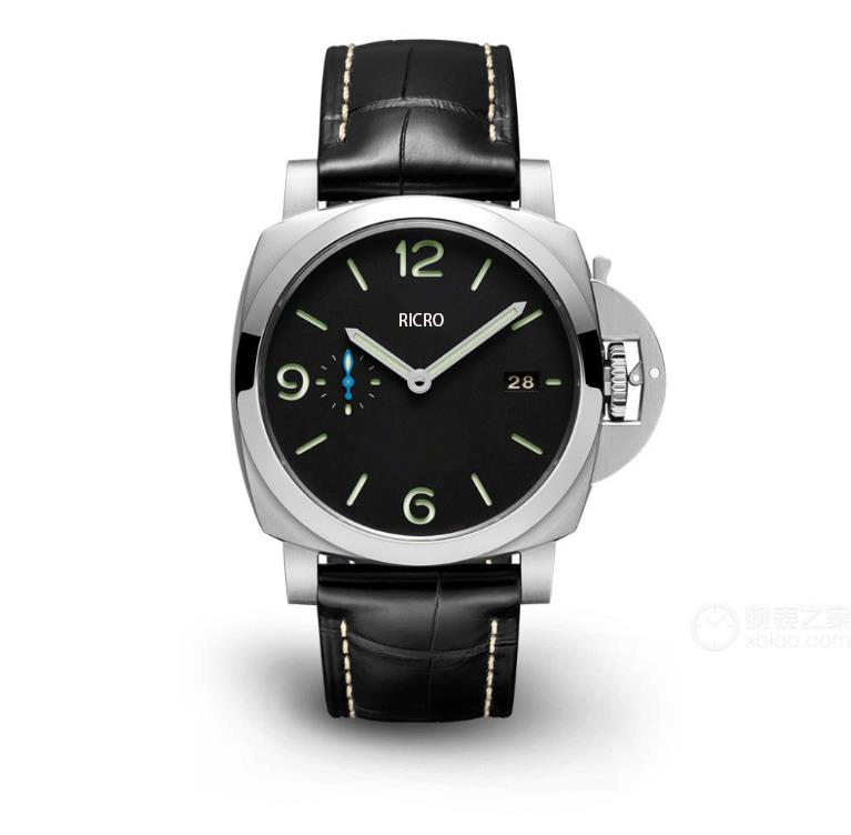 Men's Mechanical Watch 44mm large dial rubber strap 316 fine steel fully automatic movement luminous motion