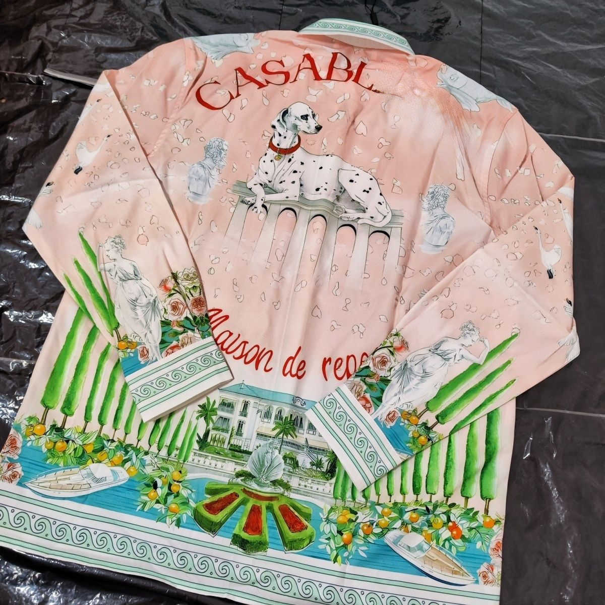 Casa mens casual shirt Casablanc designer shirts long sleeved tshirt printed lapel silk Shirt men women hip hop fashion sweatshirt top88, Casa-16
Casa mens casual shirt Casablanc designer shirts long sleeved tshirt printed lapel silk Shirt men women hip hop fashion sweatshirt top88, Casa-16