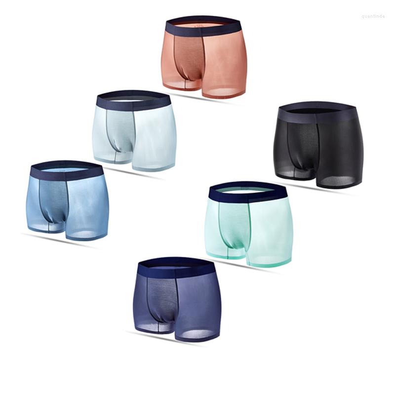 Underpants 6PMen's Summer Super Thin Ice Silk Underwear Four Corner Flat Sleepwear Sexy Silky Breathable Student's Middle-Aged, Black
Underpants 6PMen's Summer Super Thin Ice Silk Underwear Four Corner Flat Sleepwear Sexy Silky Breathable Student's Middle-Aged, Black