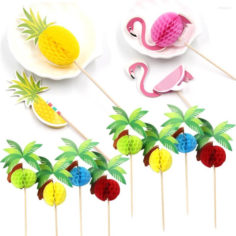 Festive Supplies 20pcs Honeycomb Flamingo Pineapple Coconut Tree Cake Topper Muffin Cupcake Toppers For Summer Wedding Birthday Party
Festive Supplies 20pcs Honeycomb Flamingo Pineapple Coconut Tree Cake Topper Muffin Cupcake Toppers For Summer Wedding Birthday Party