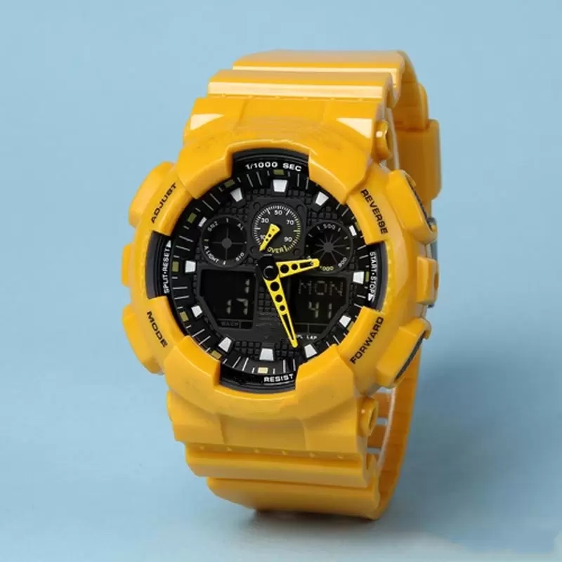 Digital Sports Quartz Men's Watch Iced Out Watch Automatic Lifting Lamp Waterproof World Time Oak Series Large Dial LED 16 Color
Digital Sports Quartz Men's Watch Iced Out Watch Automatic Lifting Lamp Waterproof World Time Oak Series Large Dial LED 16 Color