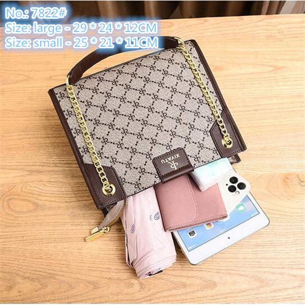 Wholesale factory ladies shoulder bag classic grey printed handbag large-capacity contrast leather fashion backpack street trend letter handbags, Grey-7822#-small
Wholesale factory ladies shoulder bag classic grey printed handbag large-capacity contrast leather fashion backpack street trend letter handbags, Grey-7822#-small