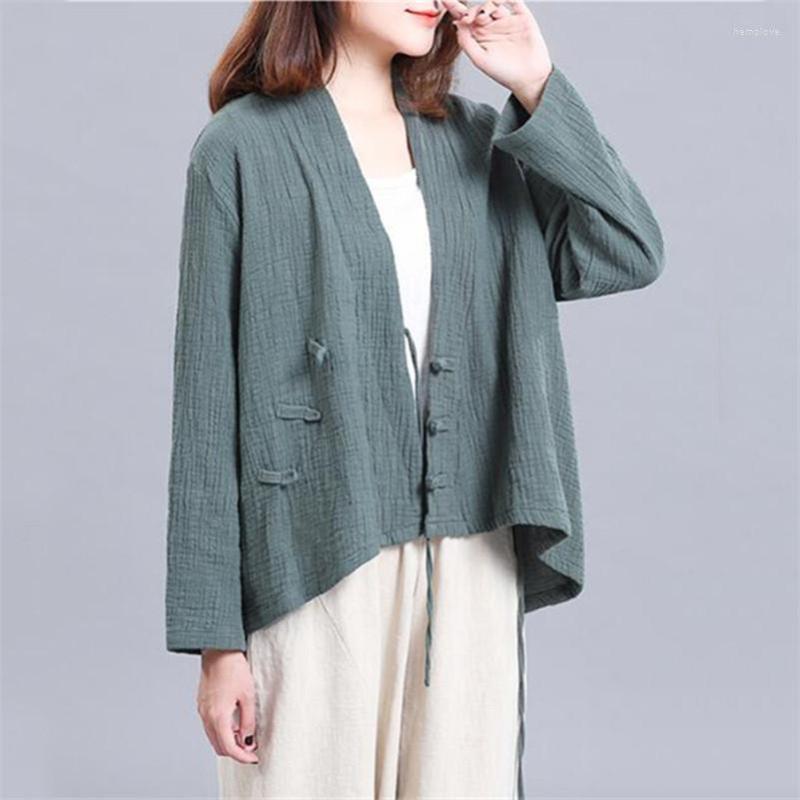 Women's Blouses 12 Colors Stylish Elegant Women Shirts Asymmetrical Loose Casual Cotton Linen Cardigan Long-Sleeved V-neck Shirt, Brown
Women's Blouses 12 Colors Stylish Elegant Women Shirts Asymmetrical Loose Casual Cotton Linen Cardigan Long-Sleeved V-neck Shirt, Brown