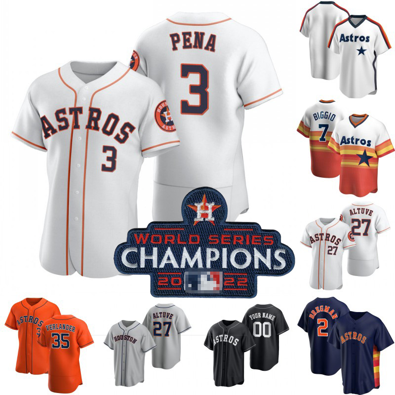 

Houston Jeremy Pena Astros 2022 World Series Champions Jersey Justin Verlander Jose Altuve Alex Bregman Yuli Gurriel Yordan Alvarez Luis Garcia Kyle Tucker Jerseys, Mens flex base city connect