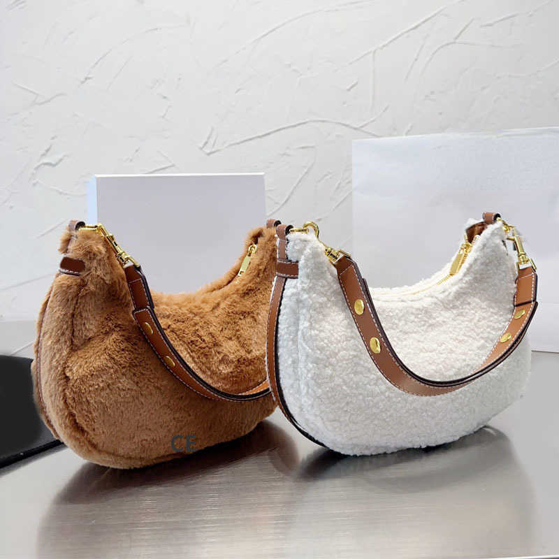 Shoulder Bag Womens Designer Bag Fur Saddle Underarm Bags Shoulder Pea Buns Luxurys Handbag Designer Purse Wallet Clutch Crossbody 220413, White--26cm
Shoulder Bag Womens Designer Bag Fur Saddle Underarm Bags Shoulder Pea Buns Luxurys Handbag Designer Purse Wallet Clutch Crossbody 220413, White--26cm