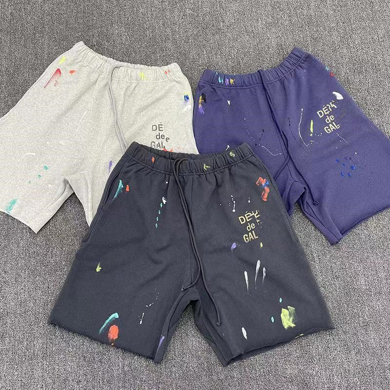 Shorts Designer Galleryes depts 20ss Color Ink Splashing Hand-painted Graffiti Men' and Women' Sports Casual Capris
Shorts Designer Galleryes depts 20ss Color Ink Splashing Hand-painted Graffiti Men' and Women' Sports Casual Capris