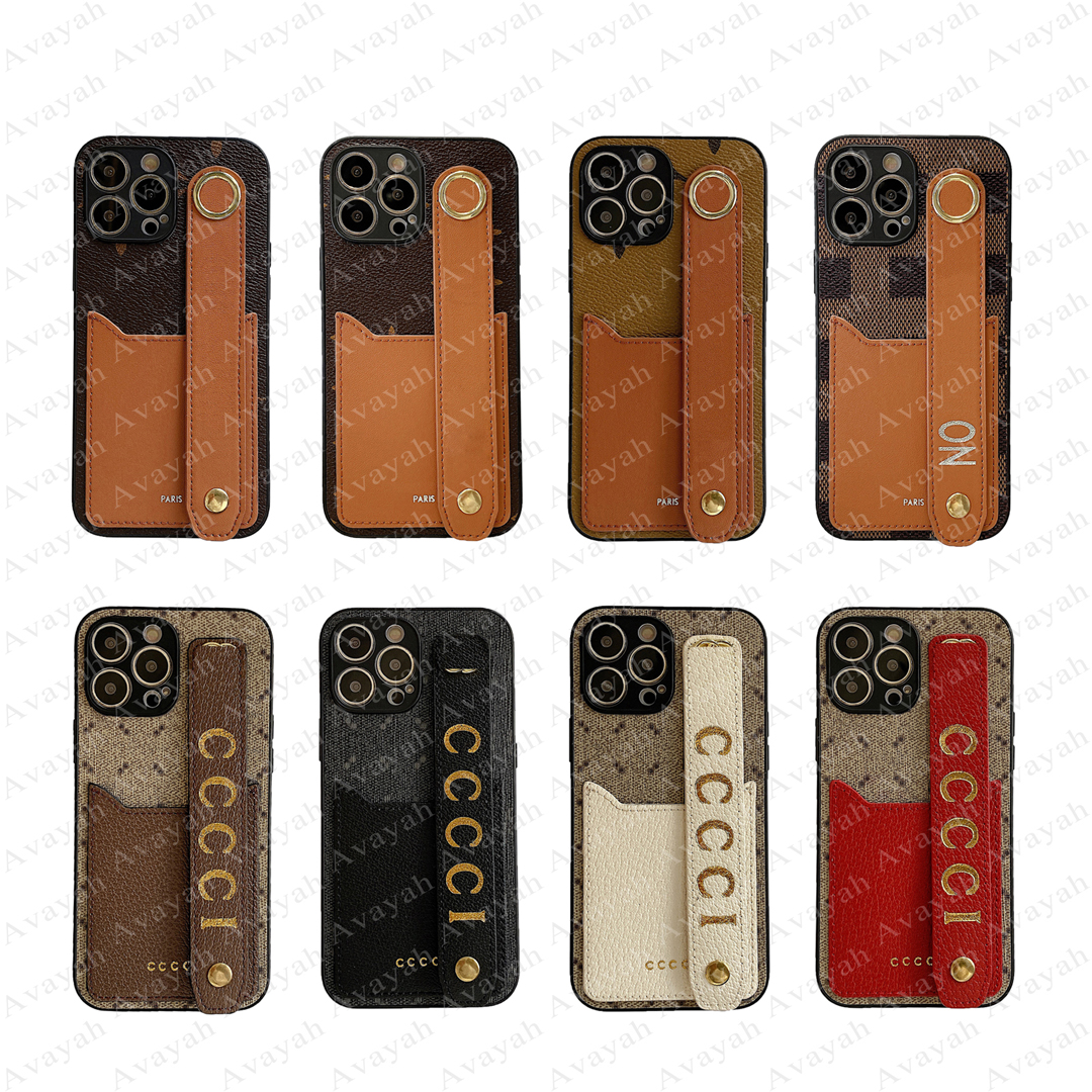 Luxury Design Flower Letter Phone Cases for iPhone 14 14pro 13 13pro 12 11 Pro Max X Xs Xr 8 7 Plus Leather Wrist Strap Band Rivet Card Pocket Case Brand Style Cover, #5 brown g
Luxury Design Flower Letter Phone Cases for iPhone 14 14pro 13 13pro 12 11 Pro Max X Xs Xr 8 7 Plus Leather Wrist Strap Band Rivet Card Pocket Case Brand Style Cover, #5 brown g