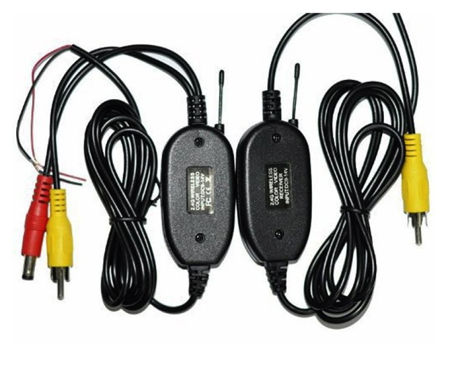 12V Wireless Color Video Transmitter Receiver Kit For Car Monitor The Car Rear View Camera Reverse Backup