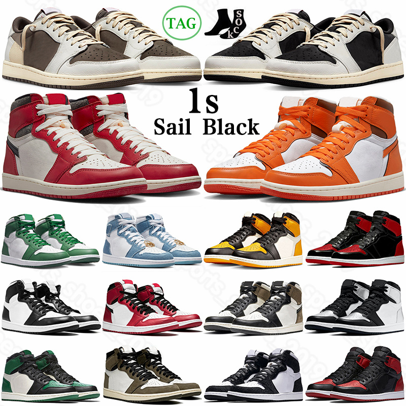 OG Jumpman 1 1s lows Basketball Shoes Sail Black Reverse Mocha Fragment Denim University Blue Bred Patent Panda 1 Mens Trainers Outdoor
OG Jumpman 1 1s lows Basketball Shoes Sail Black Reverse Mocha Fragment Denim University Blue Bred Patent Panda 1 Mens Trainers Outdoor