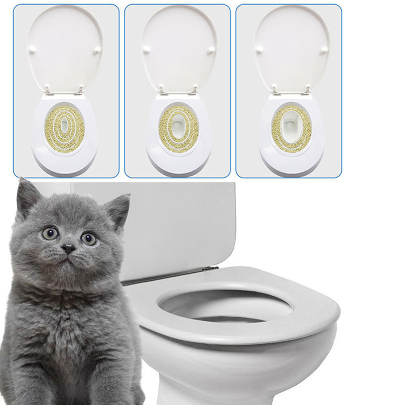 Other Cat Supplies s Toilet Training Kit PVC Pet Litter Box Tray Set Professional Puppy Cleaning Trainer for Seat 221108