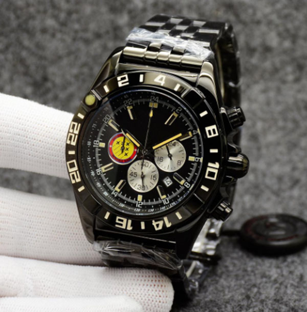 Luxury Quartz Watch Men's Chronograph Patrouille Air Black Stainless Steel Navitimer Two Tone Dial 50TH ANNIVERSARY Wristwatches Christmas Gift Fret gratuit
Luxury Quartz Watch Men's Chronograph Patrouille Air Black Stainless Steel Navitimer Two Tone Dial 50TH ANNIVERSARY Wristwatches Christmas Gift Fret gratuit
