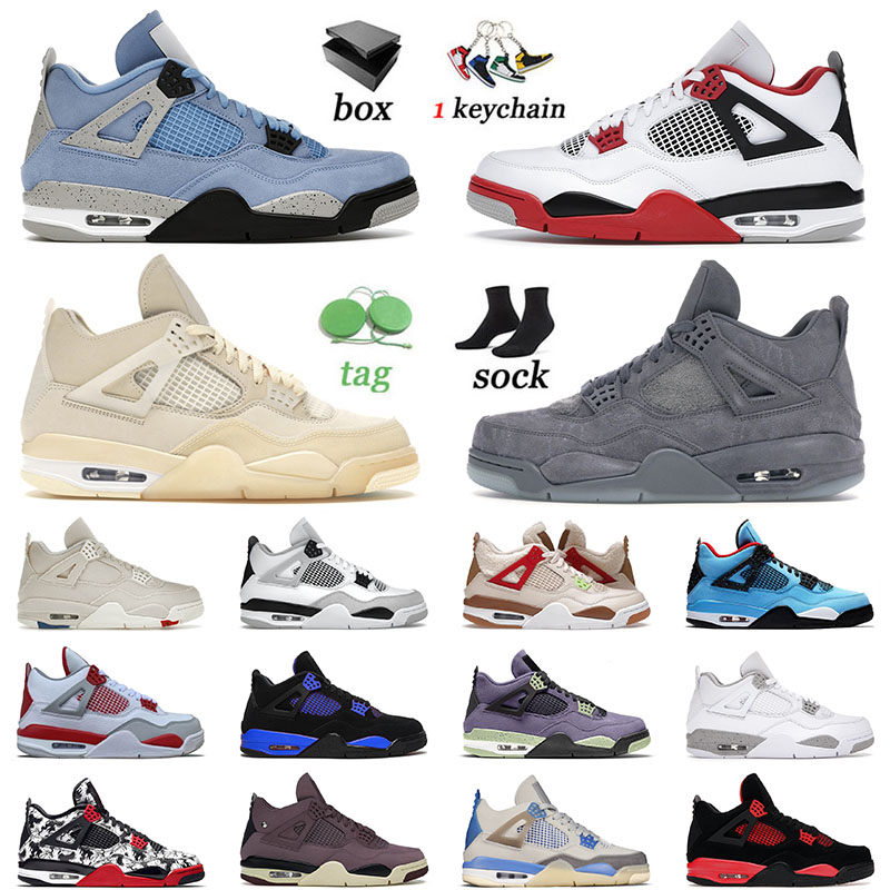 With Box Top Jumpman Basketball Shoes J4 University Blue Kaws Grey Jorda 4 Jorden 4s IV Offs White Sail Red Thunder Mens Women Trainers NV7J, Separate colours
With Box Top Jumpman Basketball Shoes J4 University Blue Kaws Grey Jorda 4 Jorden 4s IV Offs White Sail Red Thunder Mens Women Trainers NV7J, Separate colours