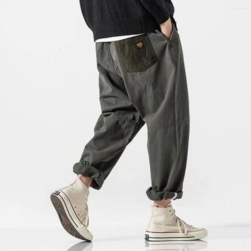 Men's Pants Stylish Joggers Buttons Daily Wear Japanese Style Mid Rise Pockets Cargo, Black
Men's Pants Stylish Joggers Buttons Daily Wear Japanese Style Mid Rise Pockets Cargo, Black