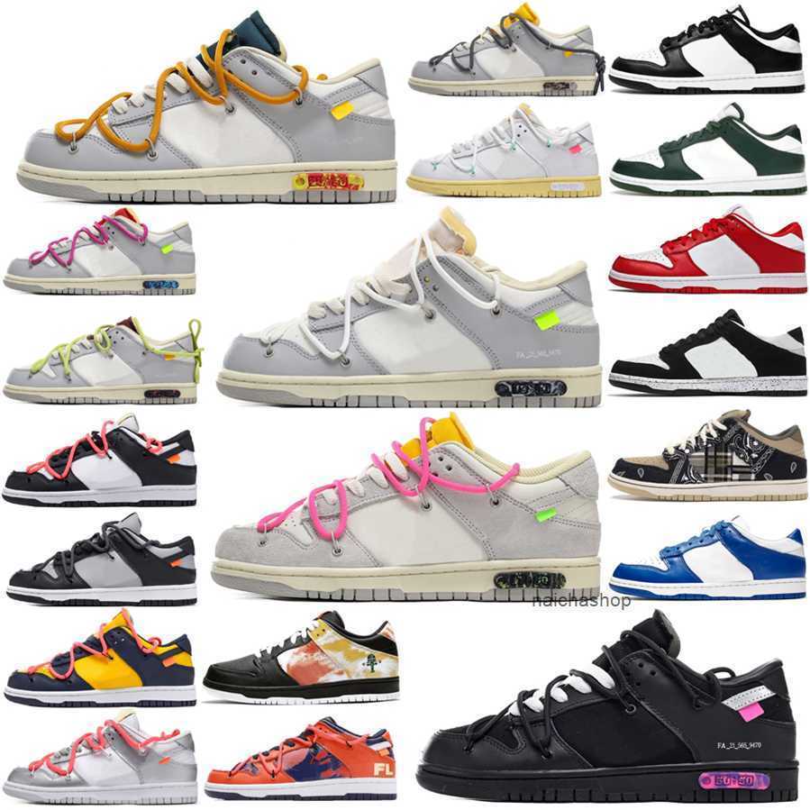 2026 Lows White x Mens Womens Running Shoes pale ivory University Triple Black Grey Blue Green Yellow Sneakers Series Cut Classic All-match