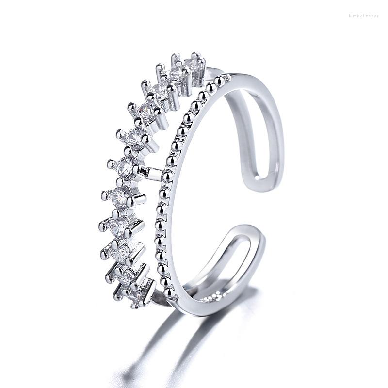 Wedding Rings 1 Piece Women Fashion Rhinestone Finger Ring Temperament And Personality Crown Crystal Adjustable Opening
Wedding Rings 1 Piece Women Fashion Rhinestone Finger Ring Temperament And Personality Crown Crystal Adjustable Opening