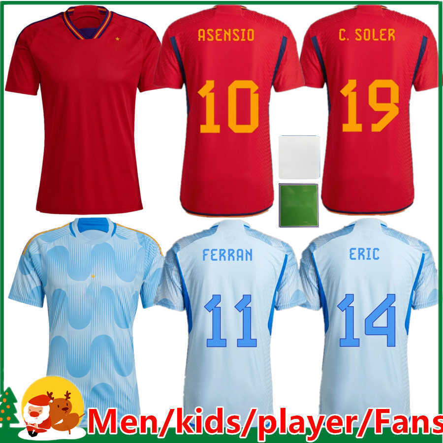 2022 2023 SERGIO AZPILICUETA soccer Jerseys national team unifroms 22 23 FERRAN CANALES ANSU FATI SPAINS KOKE ASENSIO PEDRI MORATA kids kit, Player 2022 away
2022 2023 SERGIO AZPILICUETA soccer Jerseys national team unifroms 22 23 FERRAN CANALES ANSU FATI SPAINS KOKE ASENSIO PEDRI MORATA kids kit, Player 2022 away