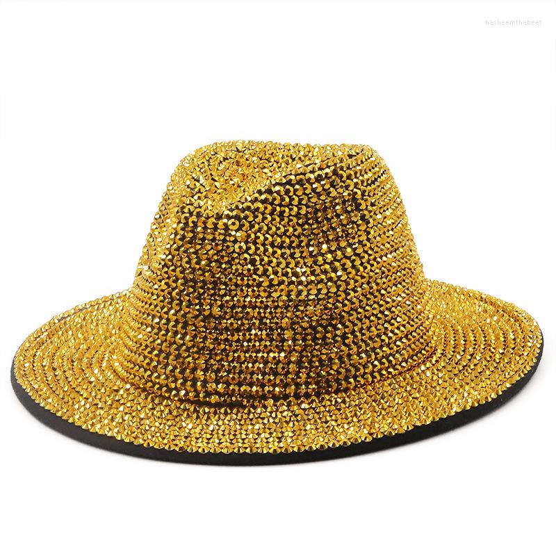Berets Fedora Hat For Women Winter Adjustable Bling Rhinestone Panama Men Full Diamond Wide Brim Felt Jazz Hats Wholesale, 01
Berets Fedora Hat For Women Winter Adjustable Bling Rhinestone Panama Men Full Diamond Wide Brim Felt Jazz Hats Wholesale, 01