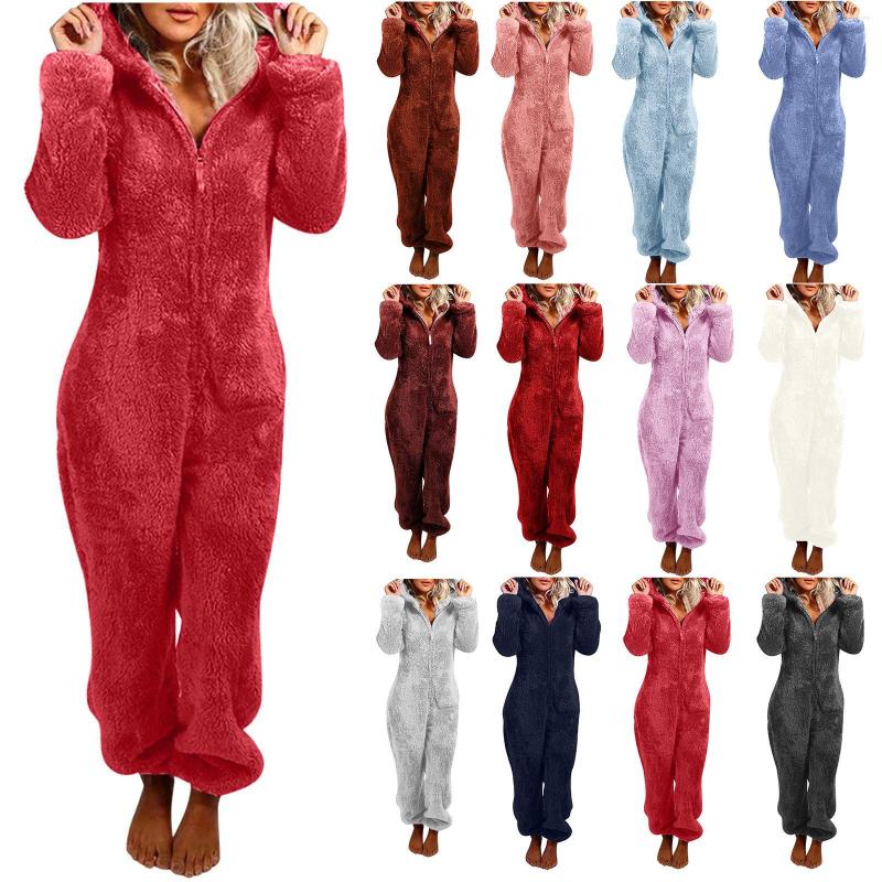 Women' Jumpsuits 2022 Fashion Onesies Fleece Sleepwear Overall Plus Size Hood Sets Pajamas For Women Adult Winter Warm Pyjamas -5XL, 12
Women' Jumpsuits 2022 Fashion Onesies Fleece Sleepwear Overall Plus Size Hood Sets Pajamas For Women Adult Winter Warm Pyjamas -5XL, 12