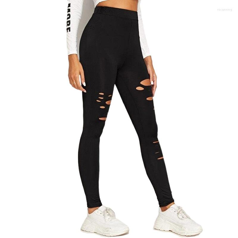 Women' Leggings Sexy Ripped Pencil Pants Women Trousers Stretch Fashion Ankle Length High Waist Leggins Hole, Black
Women' Leggings Sexy Ripped Pencil Pants Women Trousers Stretch Fashion Ankle Length High Waist Leggins Hole, Black