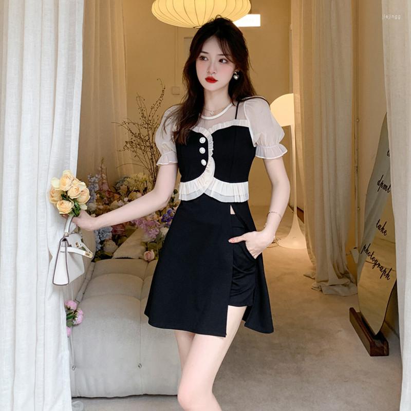Work Dresses Real 2022 Summer Temperament Two-Piece Suits Color Matching Dress Shorts Set OL Wear Outfits, Black set
Work Dresses Real 2022 Summer Temperament Two-Piece Suits Color Matching Dress Shorts Set OL Wear Outfits, Black set