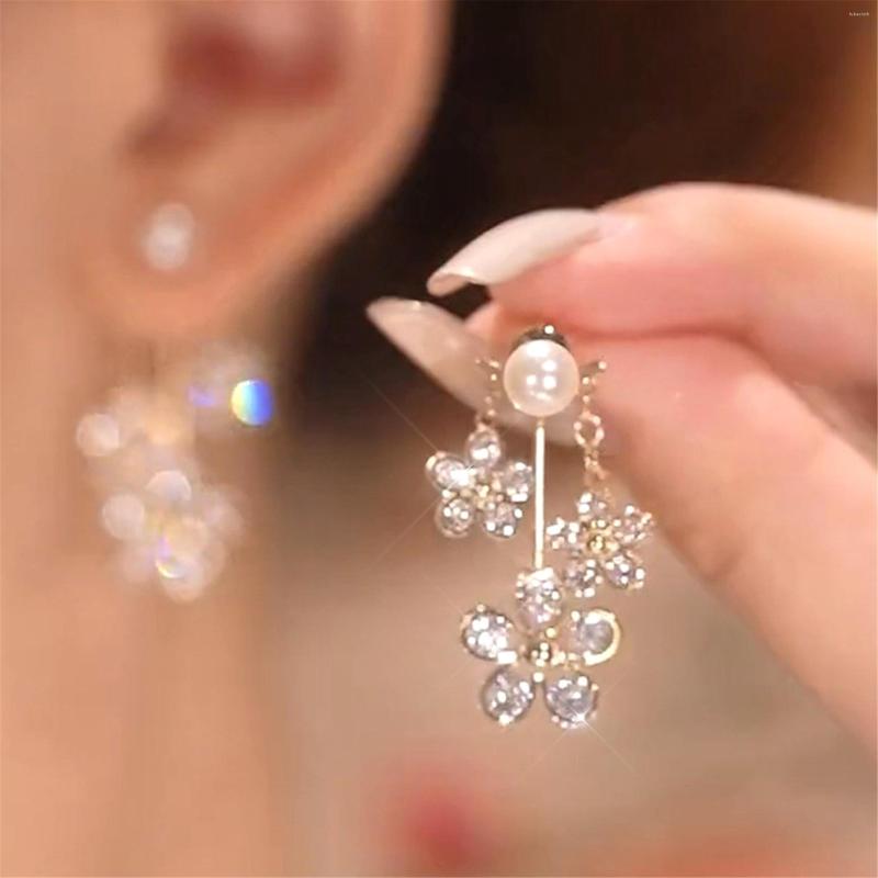 Hoop Earrings S925 Elegant Crystal Flower Tassel For Women Exquisite Sweet Lovely Zirconia Earring Girl Party Jewelry
Hoop Earrings S925 Elegant Crystal Flower Tassel For Women Exquisite Sweet Lovely Zirconia Earring Girl Party Jewelry