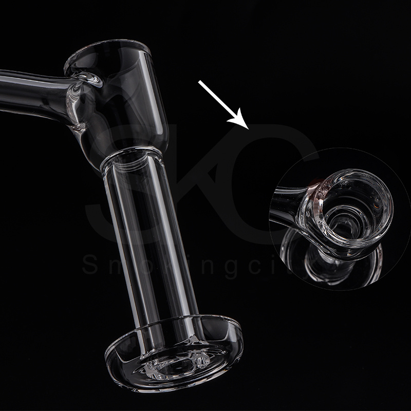 Smoke Nail Fully Welded Beveled Edge XL Quartz Terp Slurpers Banger Nails For Dab Rigs Glass Water Pipe Bongs