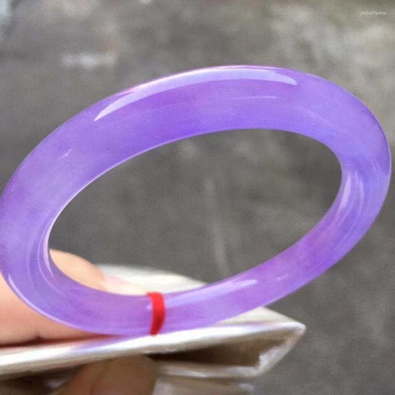 Bangle Est High Violet A Grade Jadeite Natural Real Jade Bracelet Quality Women Handring Elegance Ladys Fine Jewelry
Bangle Est High Violet A Grade Jadeite Natural Real Jade Bracelet Quality Women Handring Elegance Ladys Fine Jewelry