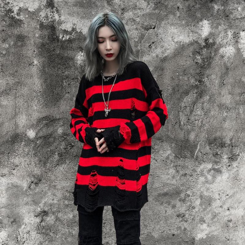Men's Sweaters Ripped Streetwear Frayed Men Stripe Long Sleeve Winter Fashion Knitted Harajuku Gothic Clothes Oversized Pullover Top, Red
Men's Sweaters Ripped Streetwear Frayed Men Stripe Long Sleeve Winter Fashion Knitted Harajuku Gothic Clothes Oversized Pullover Top, Red
