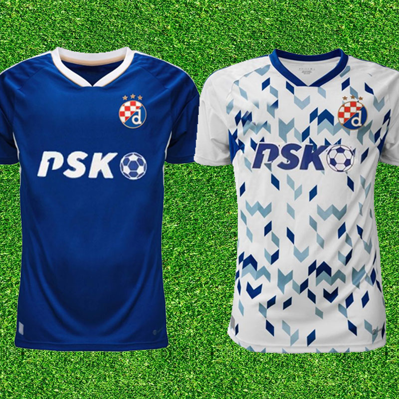 2022 2023 GNK Dinamo Zagreb Soccer Jerseys 22-23 Home Blue Away White Football Uniforms OLMO GAVRANOVIC GOJAK PETKOVC Men Shirts