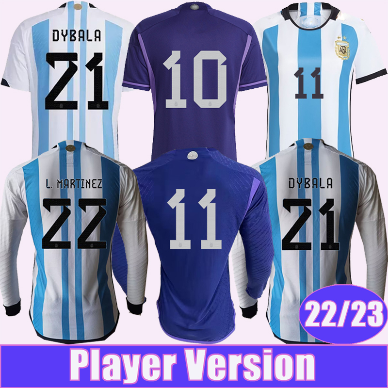 22 23 Argentina DYBALA HIGUAIN Mens Soccer Jerseys National Team L.MARTINEZ DE PAUL Home Away Football Shirts Long Sleeves Player Version Uniforms, Qy10200 22 23 away f..a world patch
22 23 Argentina DYBALA HIGUAIN Mens Soccer Jerseys National Team L.MARTINEZ DE PAUL Home Away Football Shirts Long Sleeves Player Version Uniforms, Qy10200 22 23 away f..a world patch