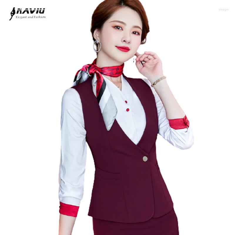 Women' Vests Naviu Wine Red Business V Neck Vest Women 2022 Autumn Fashion Formal Tops Office Lady Work Slim Uniforms, Wine red vest
Women' Vests Naviu Wine Red Business V Neck Vest Women 2022 Autumn Fashion Formal Tops Office Lady Work Slim Uniforms, Wine red vest