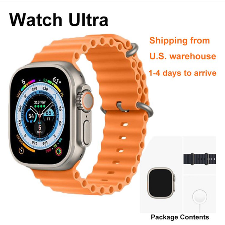 Smart watches watch Ultra Series 8 iWatch 49mm marine strap smart watch sport watch wireless charging Protective cover case
Smart watches watch Ultra Series 8 iWatch 49mm marine strap smart watch sport watch wireless charging Protective cover case