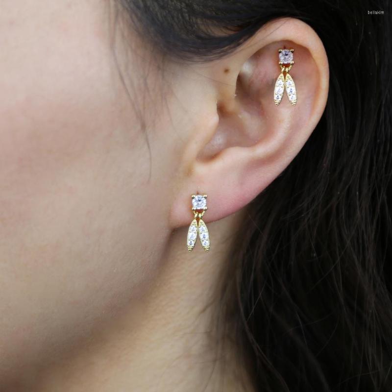Stud Earrings 2022 Delicate 925 Sterling Silver Gold Plated Jewelry Multi Piercing Small Tiny Cute Two Leaf Shaped Clear CZ Paved Earring
Stud Earrings 2022 Delicate 925 Sterling Silver Gold Plated Jewelry Multi Piercing Small Tiny Cute Two Leaf Shaped Clear CZ Paved Earring