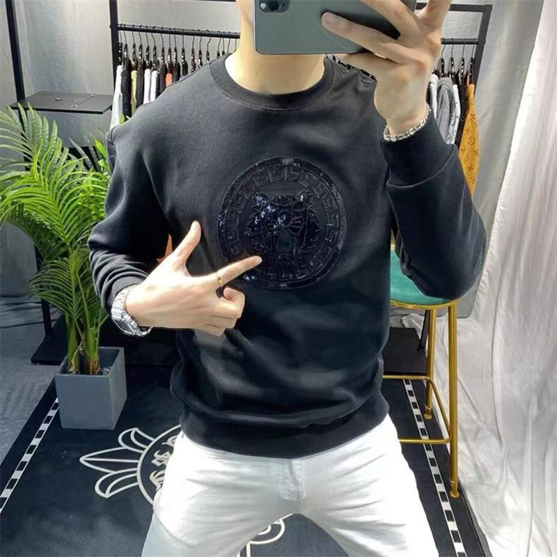 Mens Sweatshirts Womens Hoodies Men Fashion Sweatshirt Letter Hot drilling Pullovers 2022 Autumn Winter Hoodie Street Outerwear Casual Tops