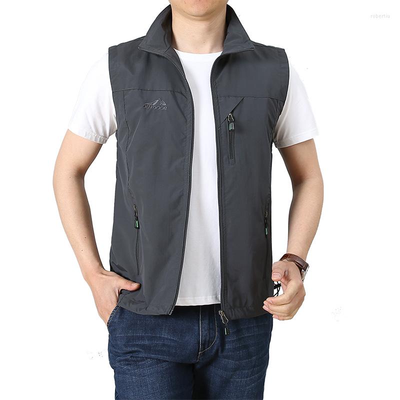 Men's Vests Est Outdoor Men Thin Casual Wasitcoat Man Vest With Multi-pockets Summer Spring Zipper Jackets Men's Waistcoat 5XL, Black
Men's Vests Est Outdoor Men Thin Casual Wasitcoat Man Vest With Multi-pockets Summer Spring Zipper Jackets Men's Waistcoat 5XL, Black