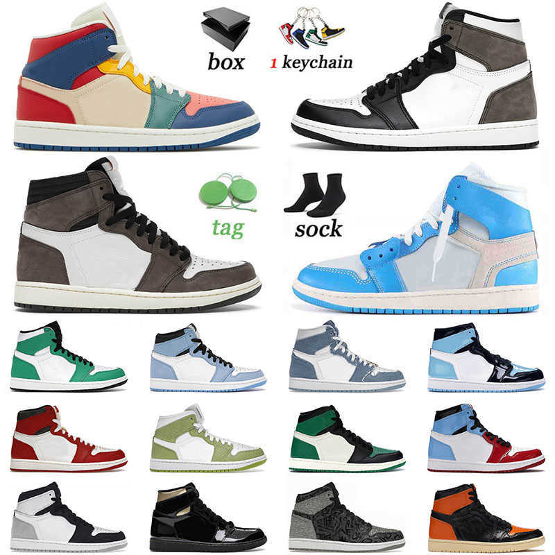 With Box 2023 OG Jumpman Men Basketball Shoes 1 1s Dark Mocha University Blue Offs White Unc Patent Bred Patent Jorden1s Mens Women Trainers, B12 denim 36-47
With Box 2023 OG Jumpman Men Basketball Shoes 1 1s Dark Mocha University Blue Offs White Unc Patent Bred Patent Jorden1s Mens Women Trainers, B12 denim 36-47