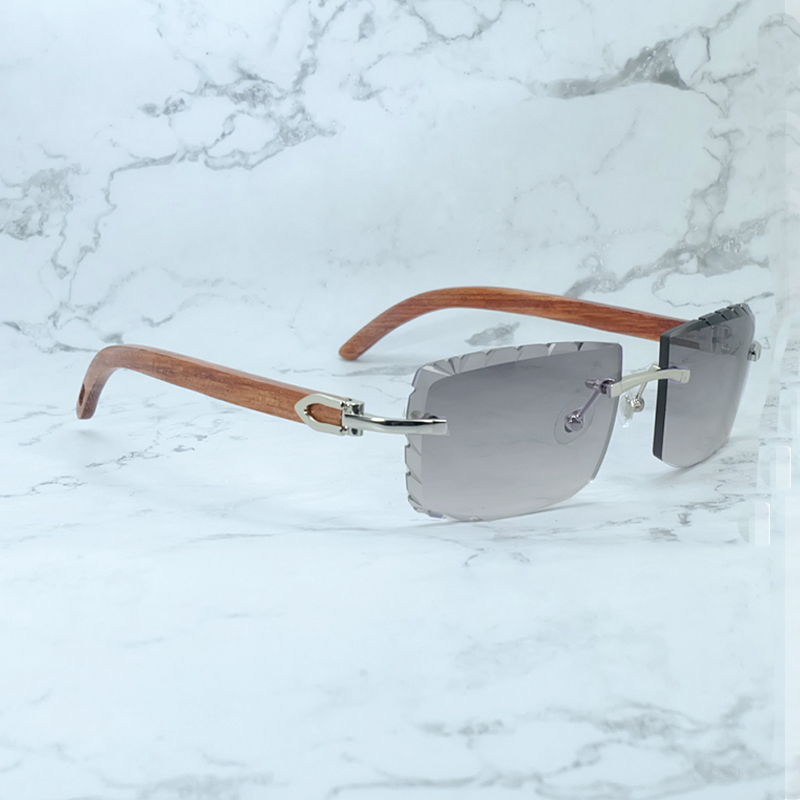 Dia Cut Wood Sunglasses Fashion Stylish Sun Glasses For Men And Women Designer Carter Shades Outdoor Decoration Good quality