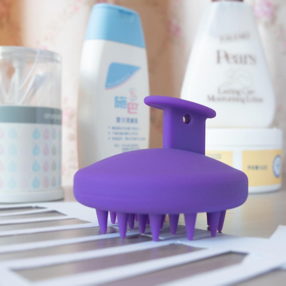 Silicone Head Scalp Massager Brush Silicone Body Brushes Hair Cleaning Comb Bath SPA Shower Massage Tools Cepillo Masajeador De Cuero Cabelludo
