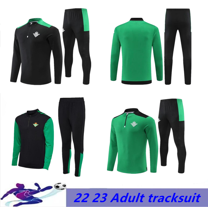 2022/23 Real betis tracksuit soccer jerseys men training suit 2022/2023 BETIS chandal futbol survetement foot maillot., Black
2022/23 Real betis tracksuit soccer jerseys men training suit 2022/2023 BETIS chandal futbol survetement foot maillot., Black