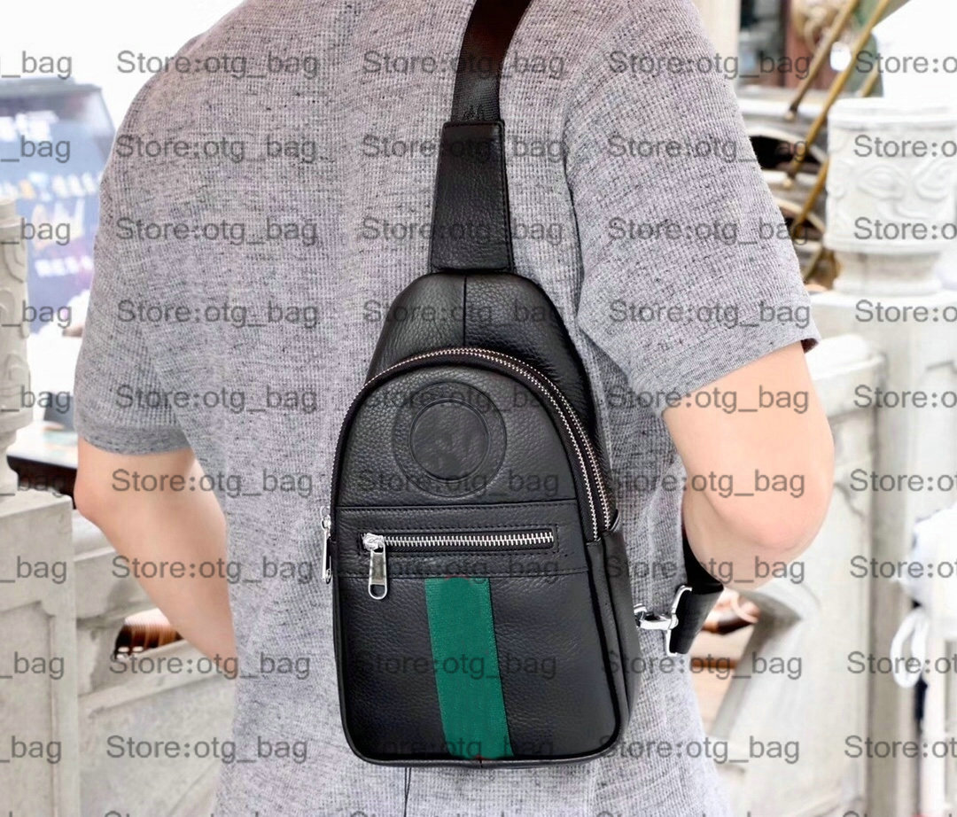 2318 Ophidia Avenue Sling Bag Mens Chest Bags Cowhide Classic Designer Genuine Leather Shoulder Mans Luxurys Designers Cross Body Purse Wallet Message Handbag Tote
