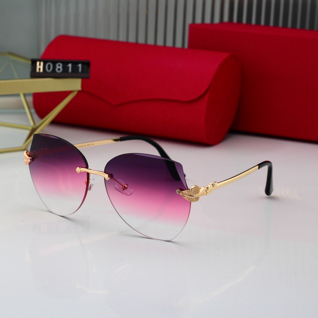 Classic Brand Design Polarized Sunglasses Fashion Rimless Luxury Women Pilot Vintage Sunglass UV400 Eyewear Glasses Cat-Eye Frame Polaroid Lens 0811
Classic Brand Design Polarized Sunglasses Fashion Rimless Luxury Women Pilot Vintage Sunglass UV400 Eyewear Glasses Cat-Eye Frame Polaroid Lens 0811
