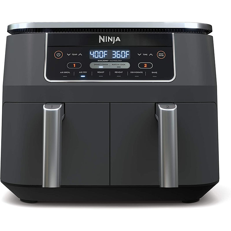 Electric Baking Pans Ninja DZ401 Foodi 10 Quart 6in1 DualZone XL 2 Basket Air Fryer with 2 Separate Fry Baskets 221110
Electric Baking Pans Ninja DZ401 Foodi 10 Quart 6in1 DualZone XL 2 Basket Air Fryer with 2 Separate Fry Baskets 221110