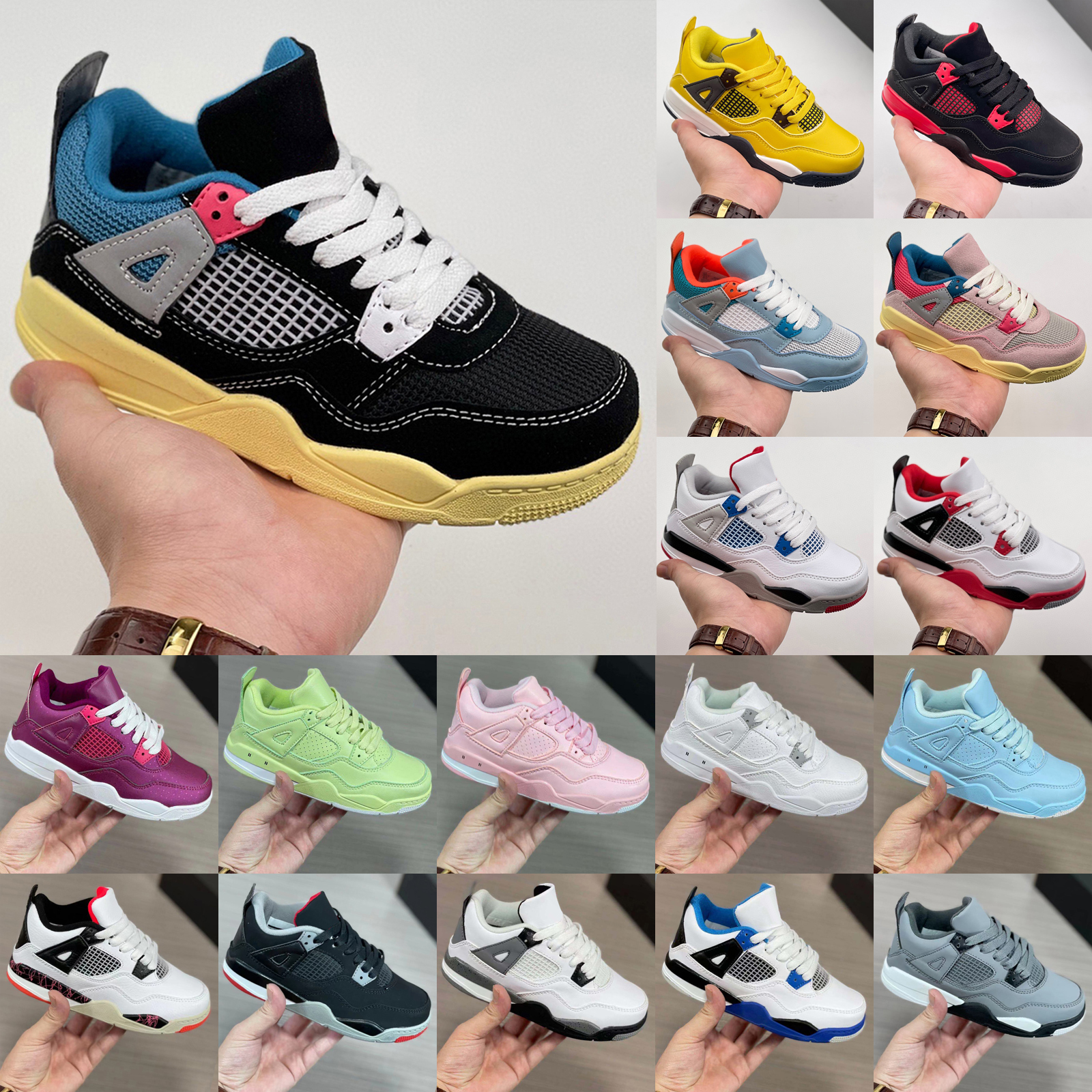 4 IV Basketball Shoes Jumpman 4s kids Sneakers Military Black Cat White Oreo Infrared Cactus Jack University Blue Kids Boys Girls Sport Trainers size 6C-5Y 22-37, As photo 6
4 IV Basketball Shoes Jumpman 4s kids Sneakers Military Black Cat White Oreo Infrared Cactus Jack University Blue Kids Boys Girls Sport Trainers size 6C-5Y 22-37, As photo 6