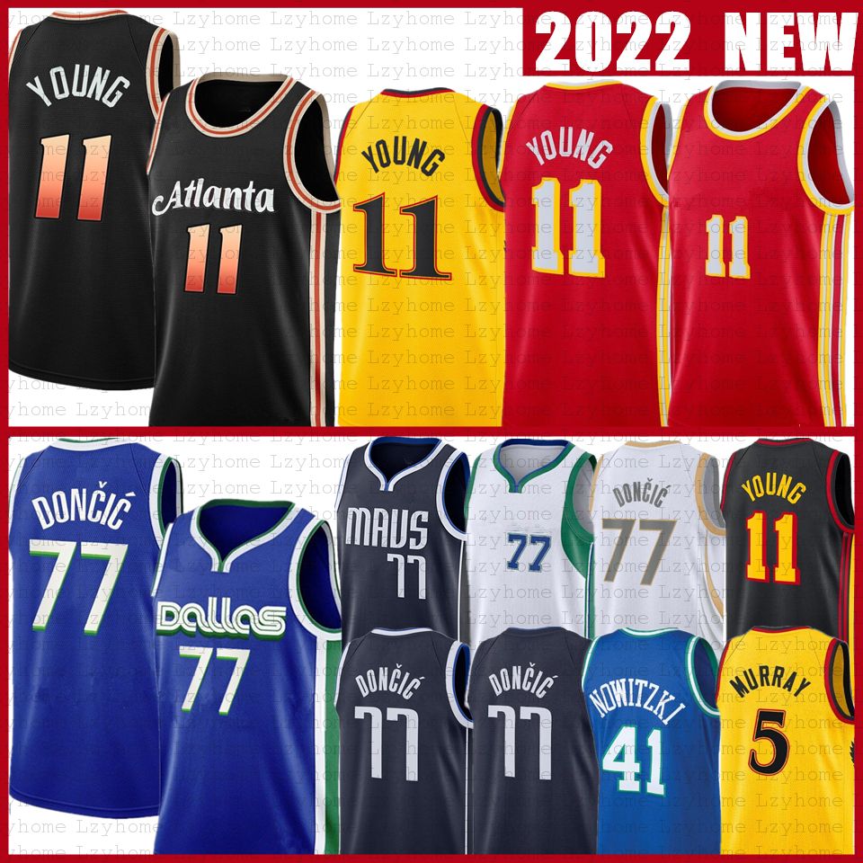 2022 23 Luka Doncic Trae Young Basketball Jerseys Atlantas Dirk Nowitzki Hawk Dejounte Murray Maverick City Shirt Blue Black Edition Jersey, Mens
2022 23 Luka Doncic Trae Young Basketball Jerseys Atlantas Dirk Nowitzki Hawk Dejounte Murray Maverick City Shirt Blue Black Edition Jersey, Mens