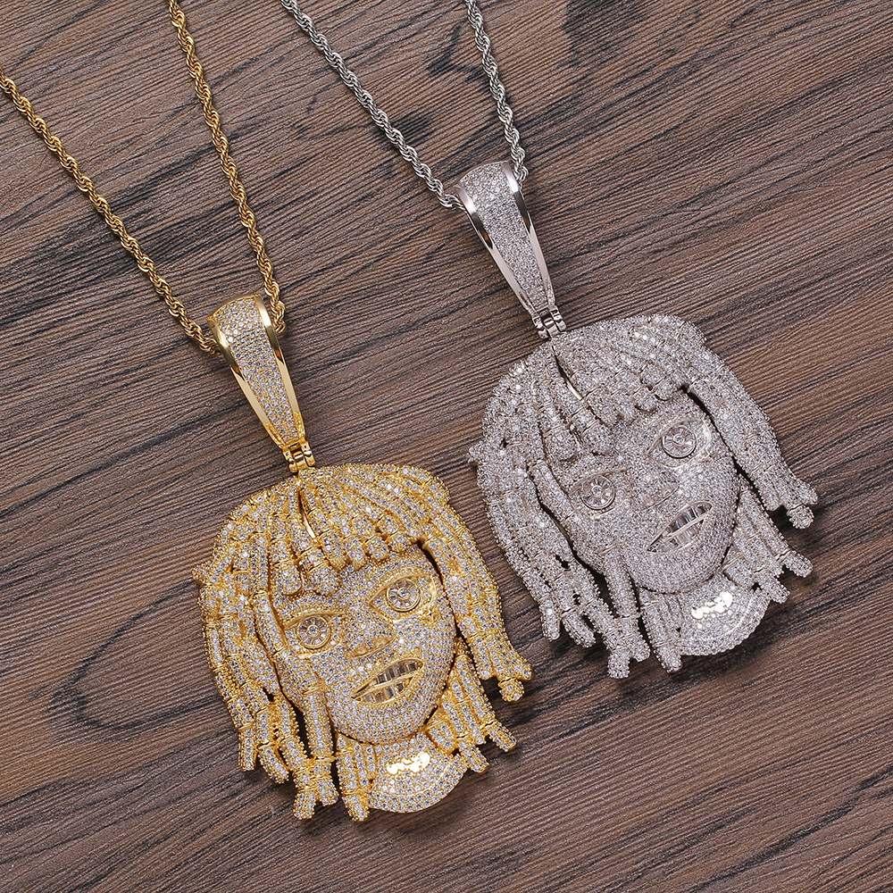 Hip Hop Rap Large Pendant Necklace Full Bling 5A Zircon 18k Real Gold Plated Jewelry
Hip Hop Rap Large Pendant Necklace Full Bling 5A Zircon 18k Real Gold Plated Jewelry