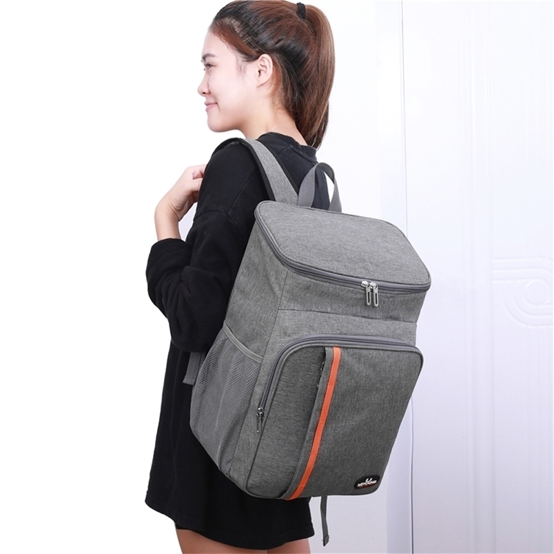Outdoor Bags Stuff Sacks Waterproof Insulated Cooler Backpack Soft Large Food Thermal Bag 18L Leakproof Camping Isothermal Refrigerator 221109, Gray
Outdoor Bags Stuff Sacks Waterproof Insulated Cooler Backpack Soft Large Food Thermal Bag 18L Leakproof Camping Isothermal Refrigerator 221109, Gray