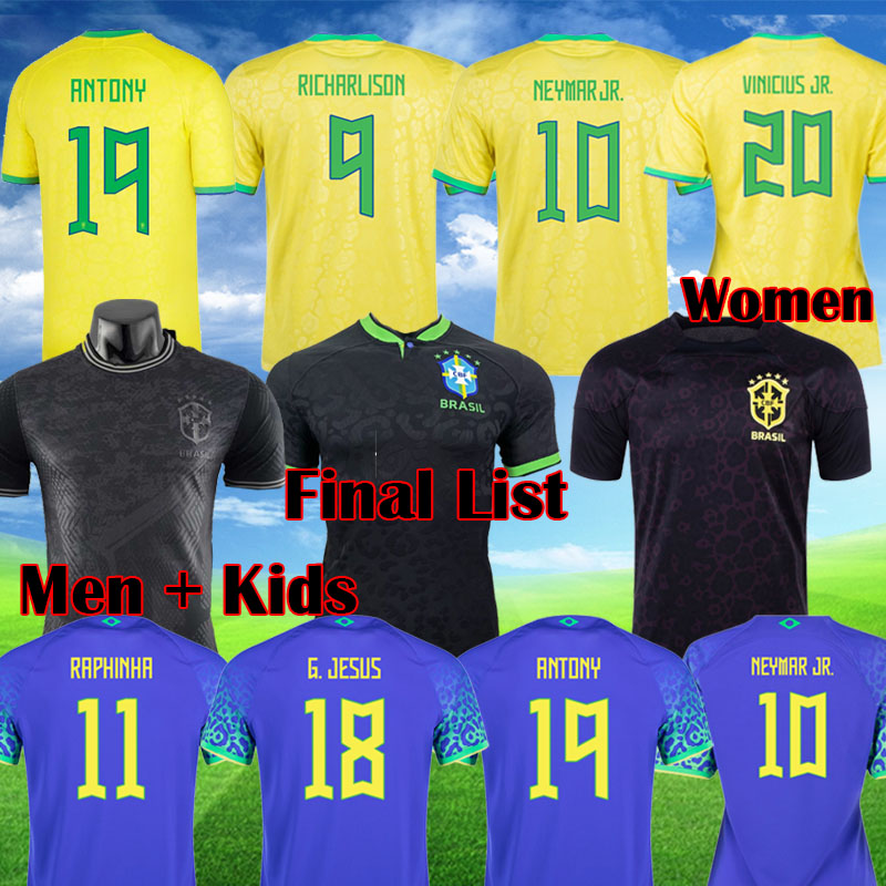 brazil 2022 2023 soccer jerseys Camiseta de futbol PAQUETA RAPHINHA football shirt maillots MARQUINHOS VINI JR SILVA brasil RICHARLISON MEN KIDS WOMAN NEYMAR 80409, Black green
brazil 2022 2023 soccer jerseys Camiseta de futbol PAQUETA RAPHINHA football shirt maillots MARQUINHOS VINI JR SILVA brasil RICHARLISON MEN KIDS WOMAN NEYMAR 80409, Black green